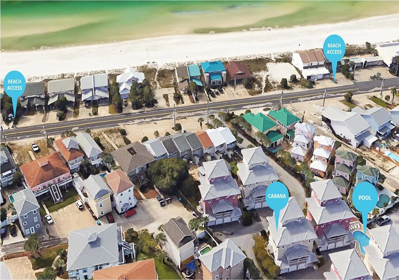 Casa de Férias Emerald Coast Cabana Panama City Beach